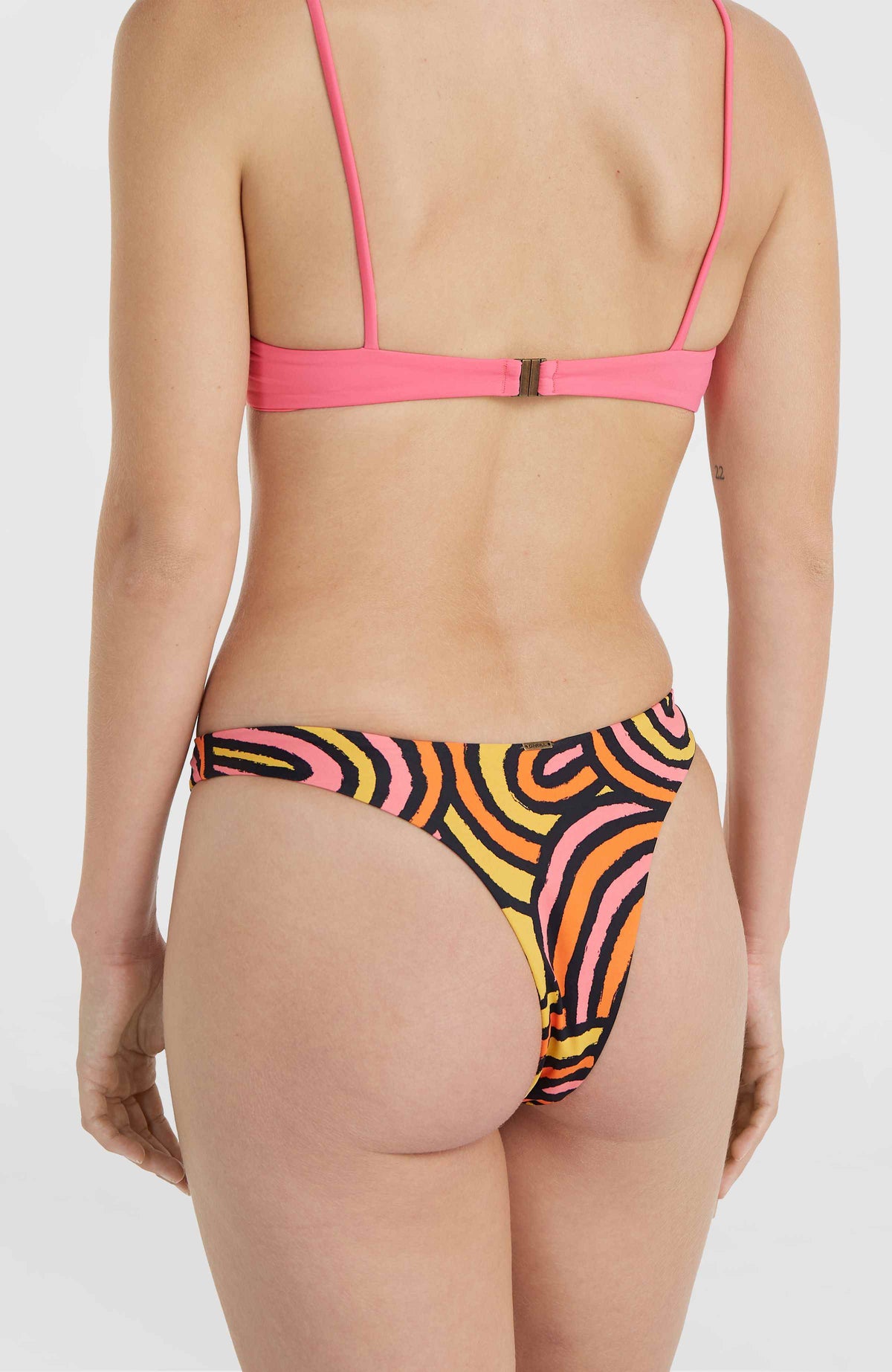 Skye Bikinihose | Orange Rainbow Stripe