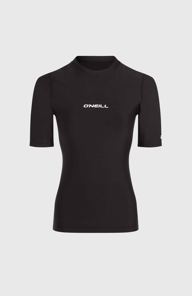 Essentials Bidart Shortsleeve-Schwimmshirt | Black Out