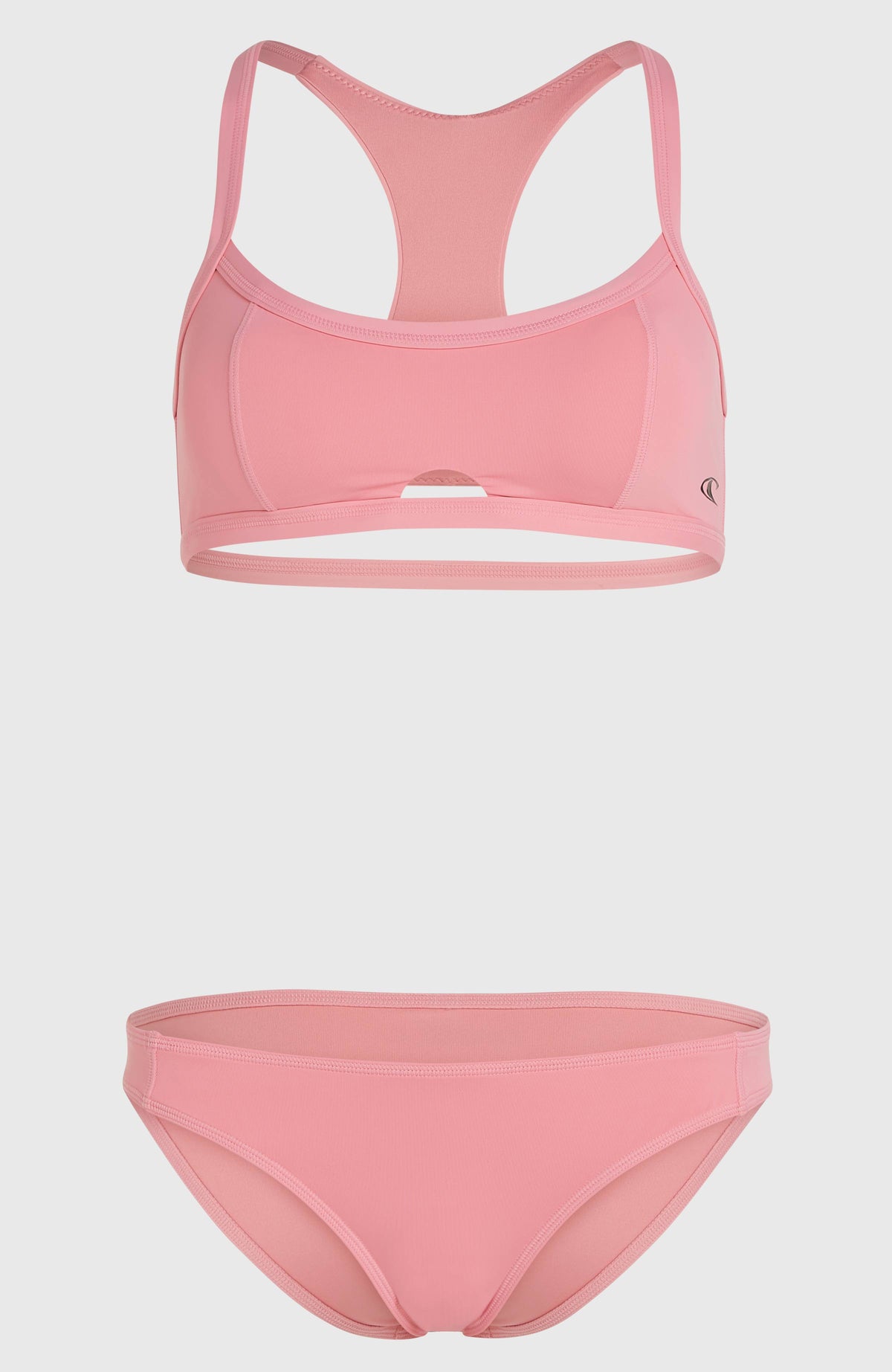 Women Of The Wave Bikini-Set für Damen, pink, freigestellt von vorne, Bralette-Oberteil und passende Bikinihose