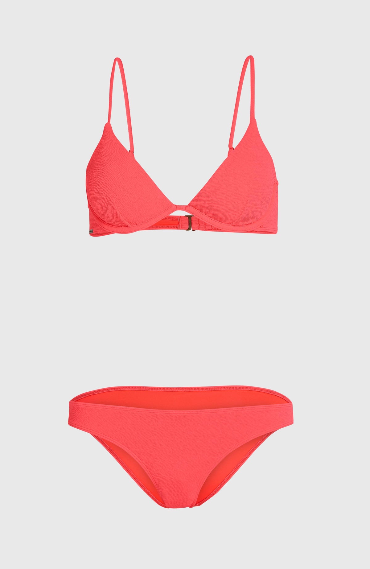 Honopu Rockley Bikini-Set für Damen, pink, freigestellt von vorne, Oberteil und Bikinihose