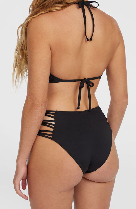 Boulders Bikinihose mit seitlichen Bändern | Black Out
