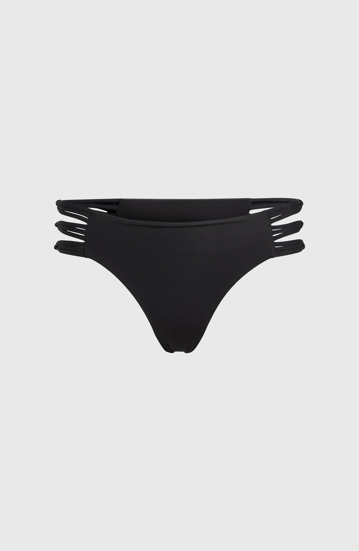 Boulders Bikinihose mit seitlichen Bändern | Black Out