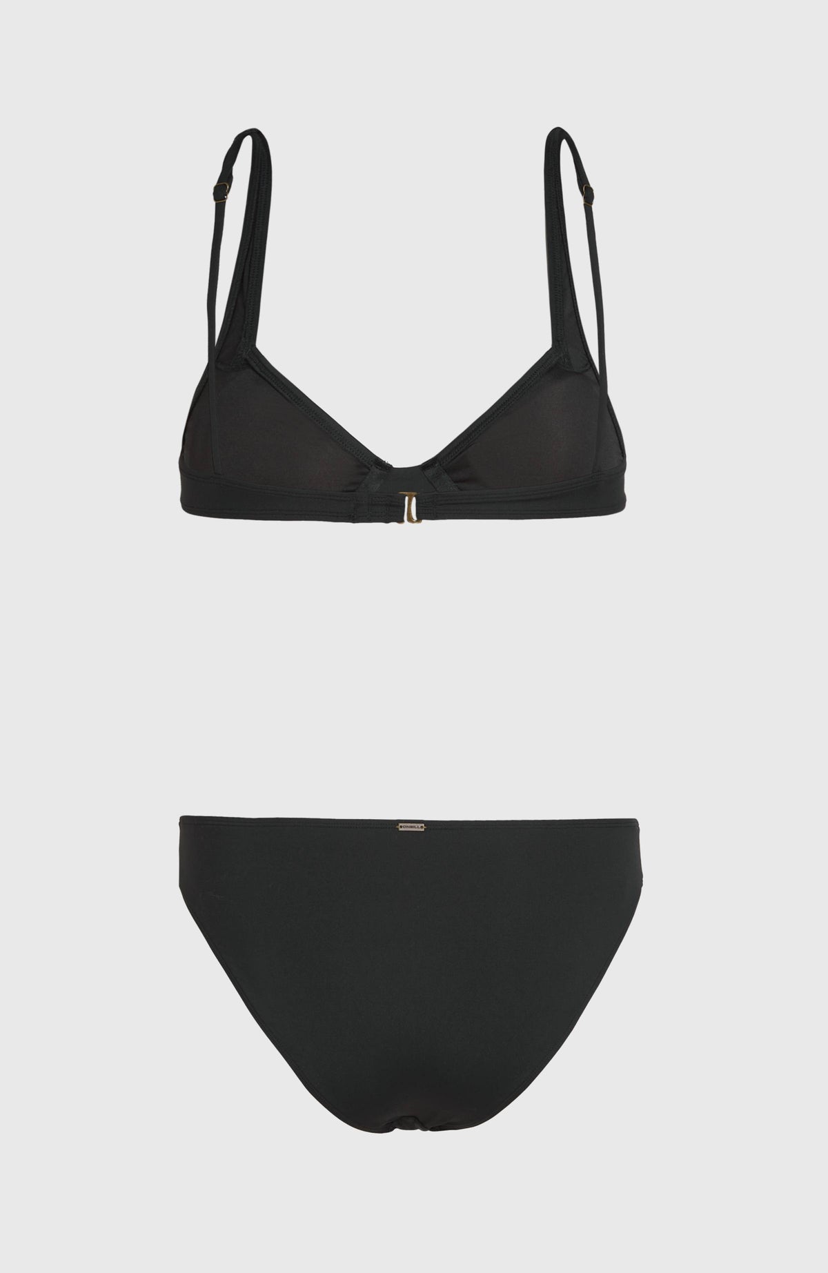 Saltwater Elsie Rita Bikini-Set für Damen, schwarz, freigestellt von hinten