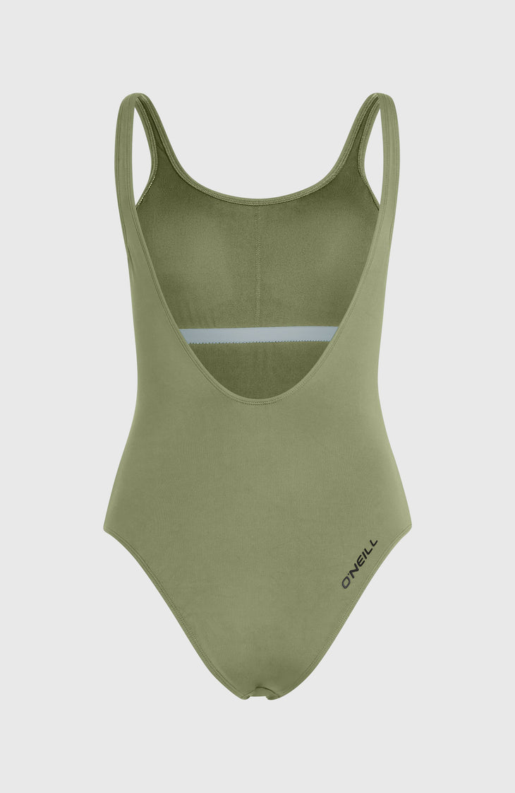 Essentials Script Badeanzug | Avery Fern