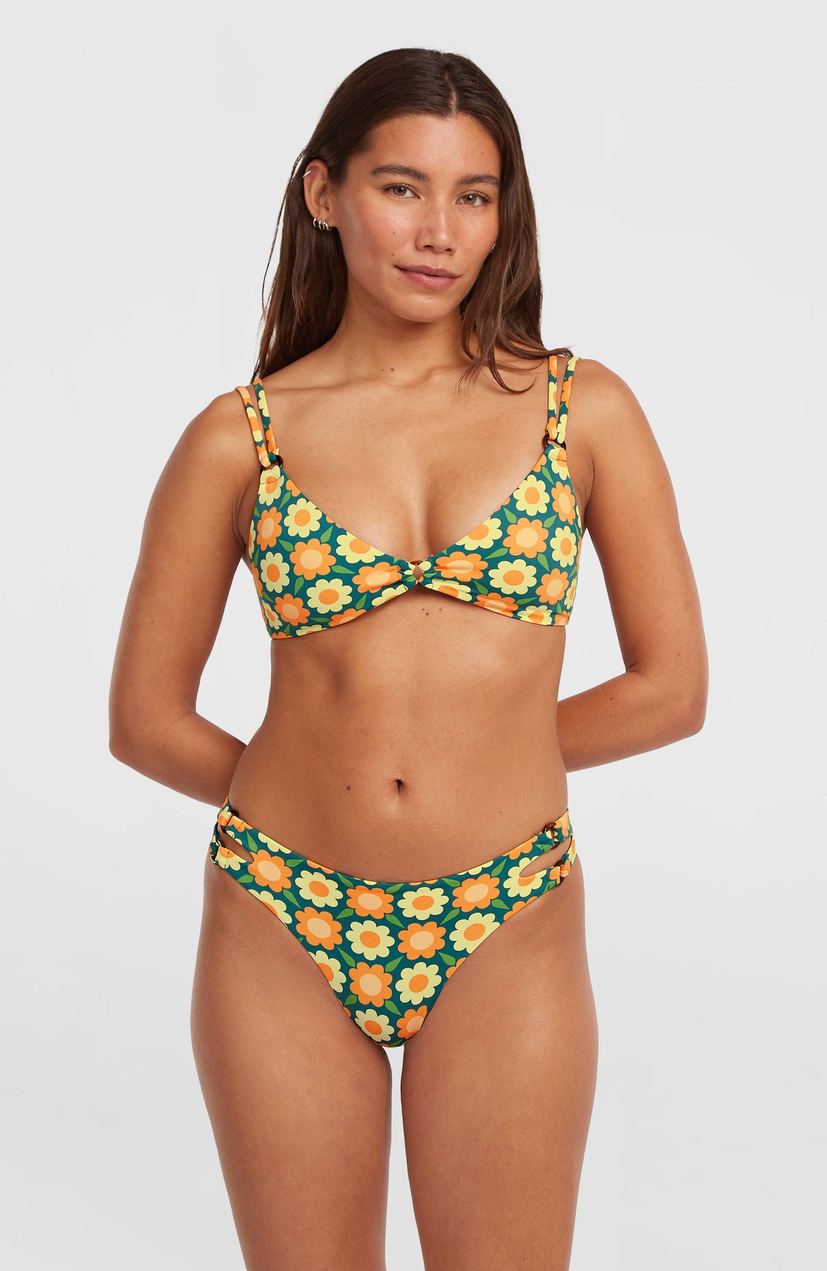 O'Riginals Bikini-Set | Green Retro Flower