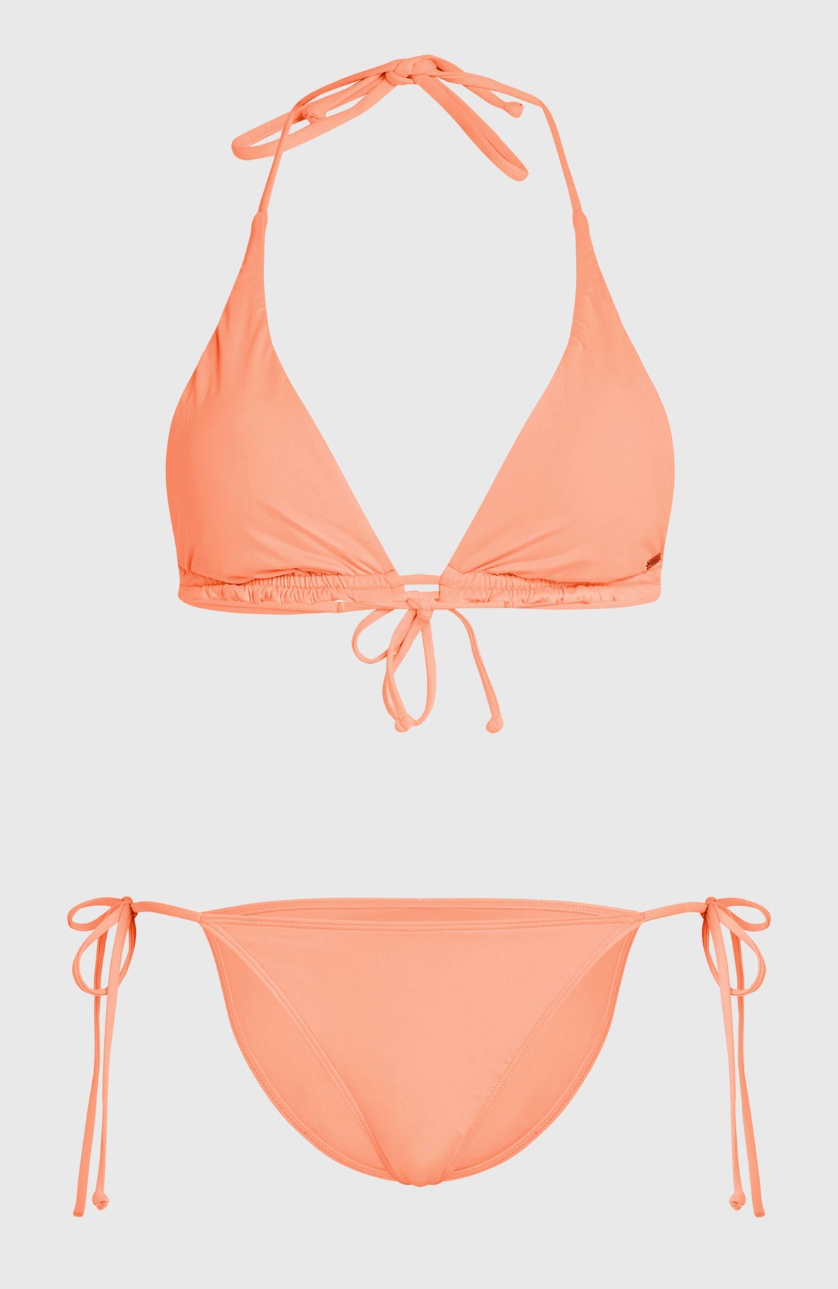Mother Maracas Bikini-Set für Damen, orange, flach liegend von vorne