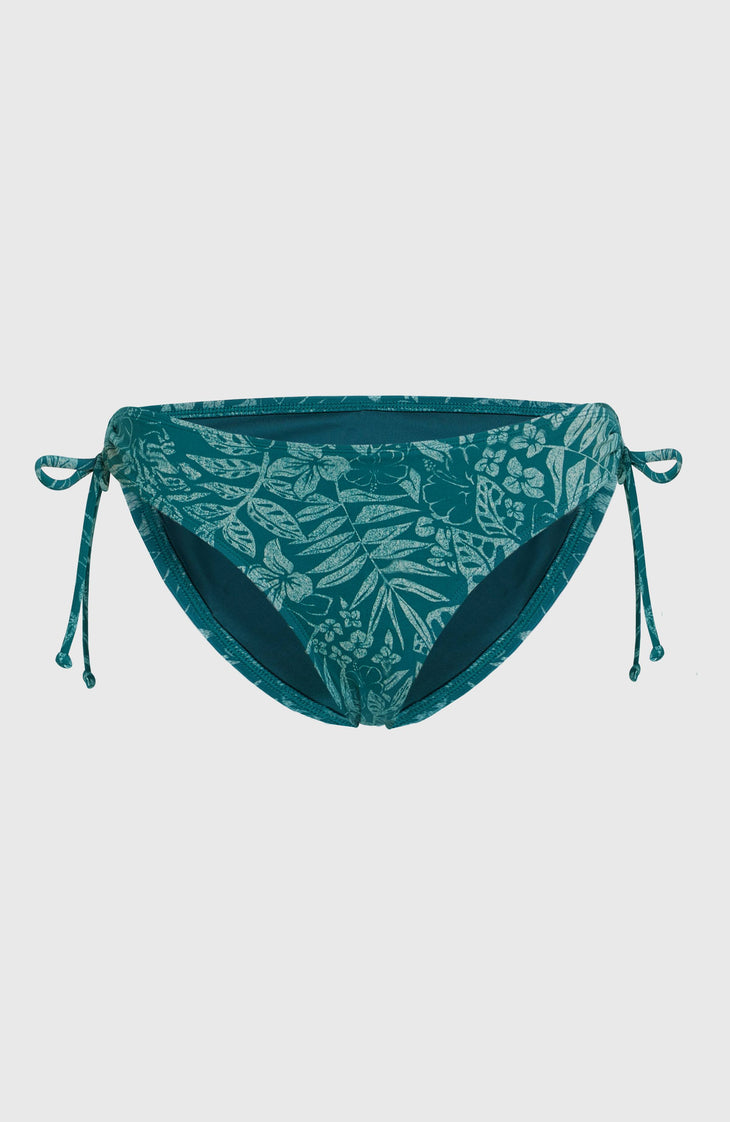 Rita Side-Tie Bikinihose | Green Island Sky