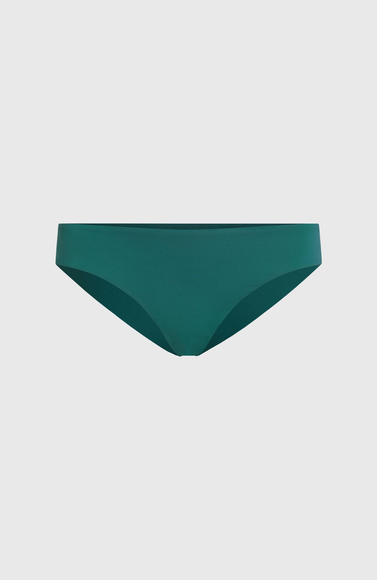 Maoi Bikinihose für Damen, grün, freigestellt flach liegend von vorne