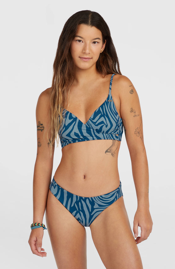 Baay Maoi Bikini-Set | Blue Swirl Zebra