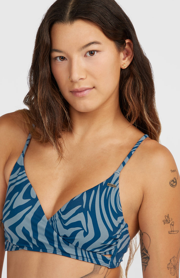 Baay Maoi Bikini-Set | Blue Swirl Zebra