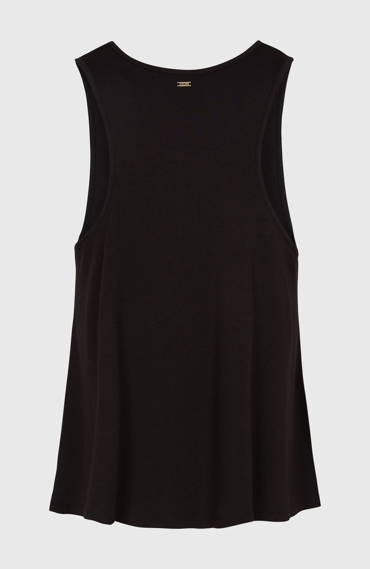 Essentials Tokeena Tanktop mit Stickerei | Black Out