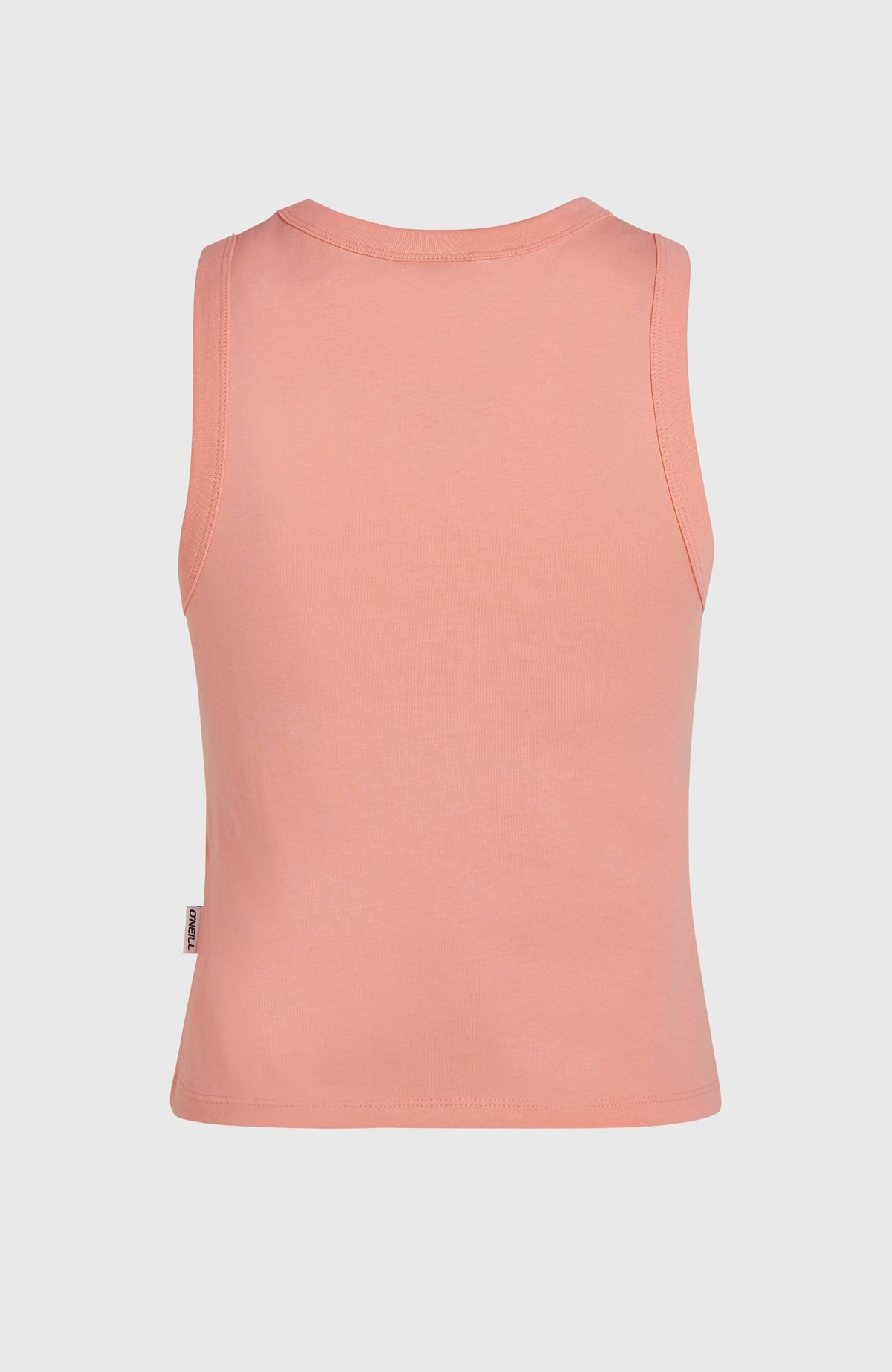 Summer Must Haves Graphic Tanktop für Damen, pink, freigestellt von hinten, kleines Logo-Label an der Seitennaht