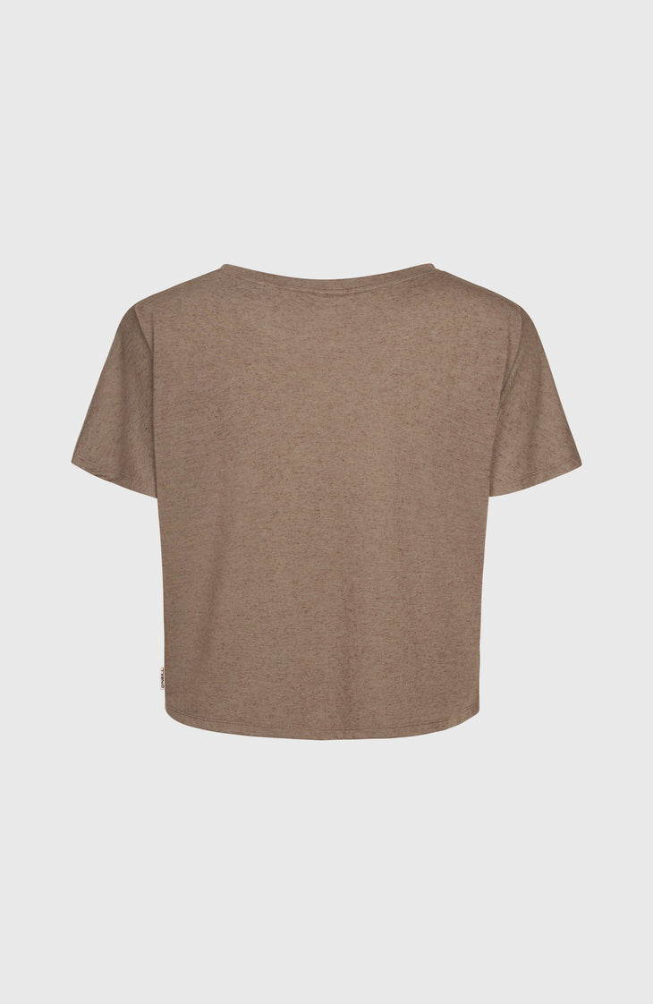 Essentials Script T-Shirt in Drape-Optik | Pure Cashmere