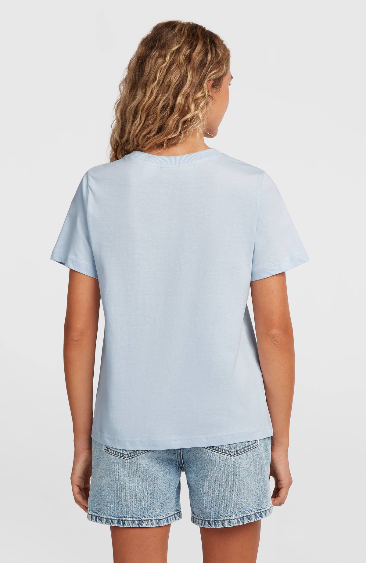 O'Riginals Circle Surfer T-Shirt für Damen, blau, Rückansicht am Model