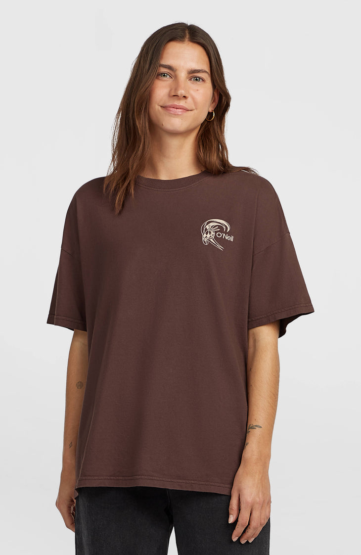 O'Riginals Back-Print T-Shirt | Purple Gray