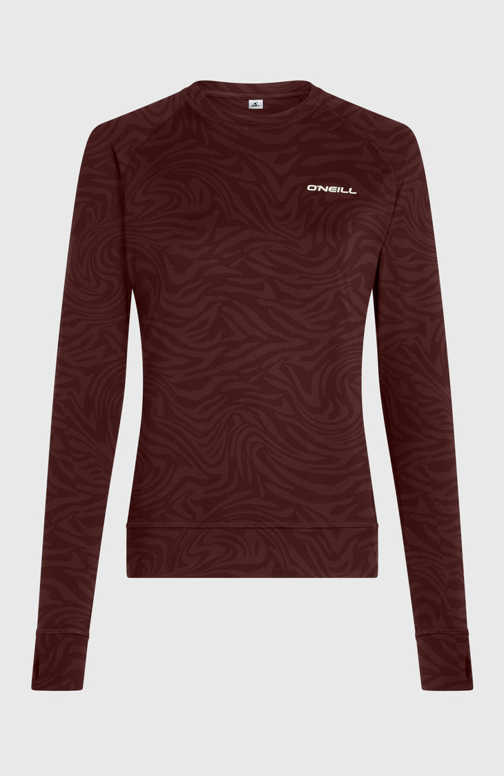 Thermoshirt | Purple Grey Swirl Zebra