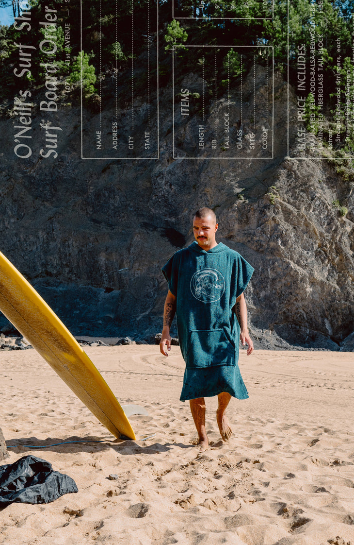 O'Riginals Poncho-Handtuch | Botanical Heat