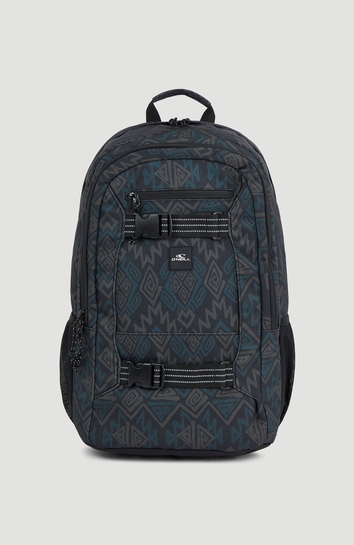 Boarder Rucksack | Black Retro Ikat