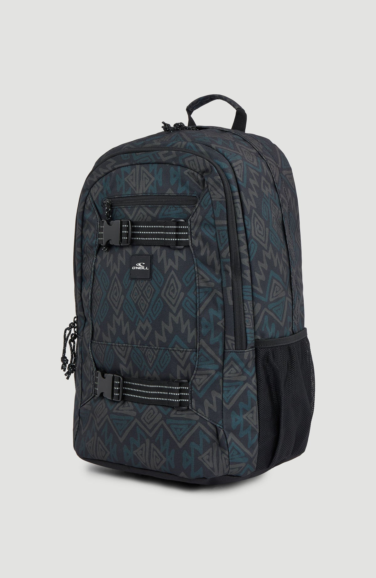 Boarder Rucksack | Black Retro Ikat