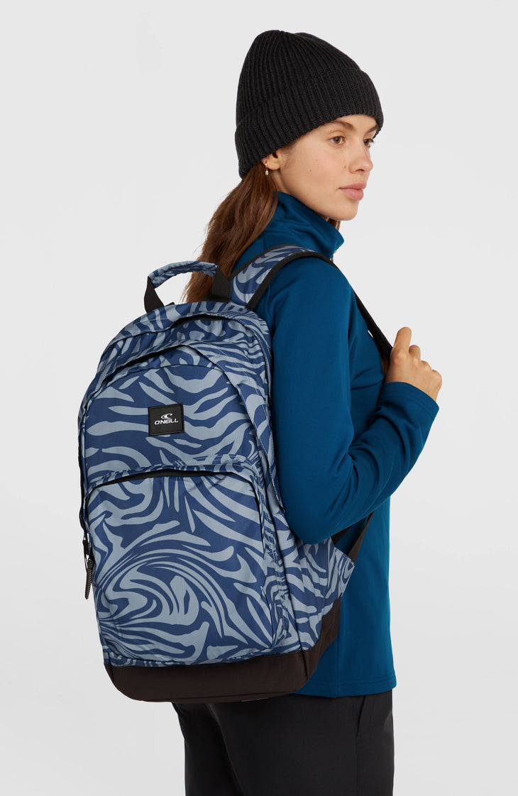 O'Neill Santa Cruz Rucksack | Blue Swirl Zebra