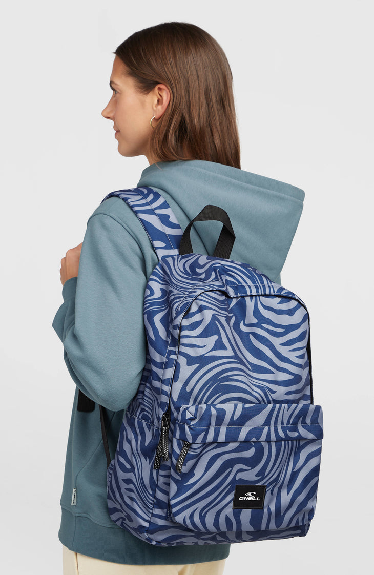 O'Neill Essentials Rucksack | Blue Swirl Zebra