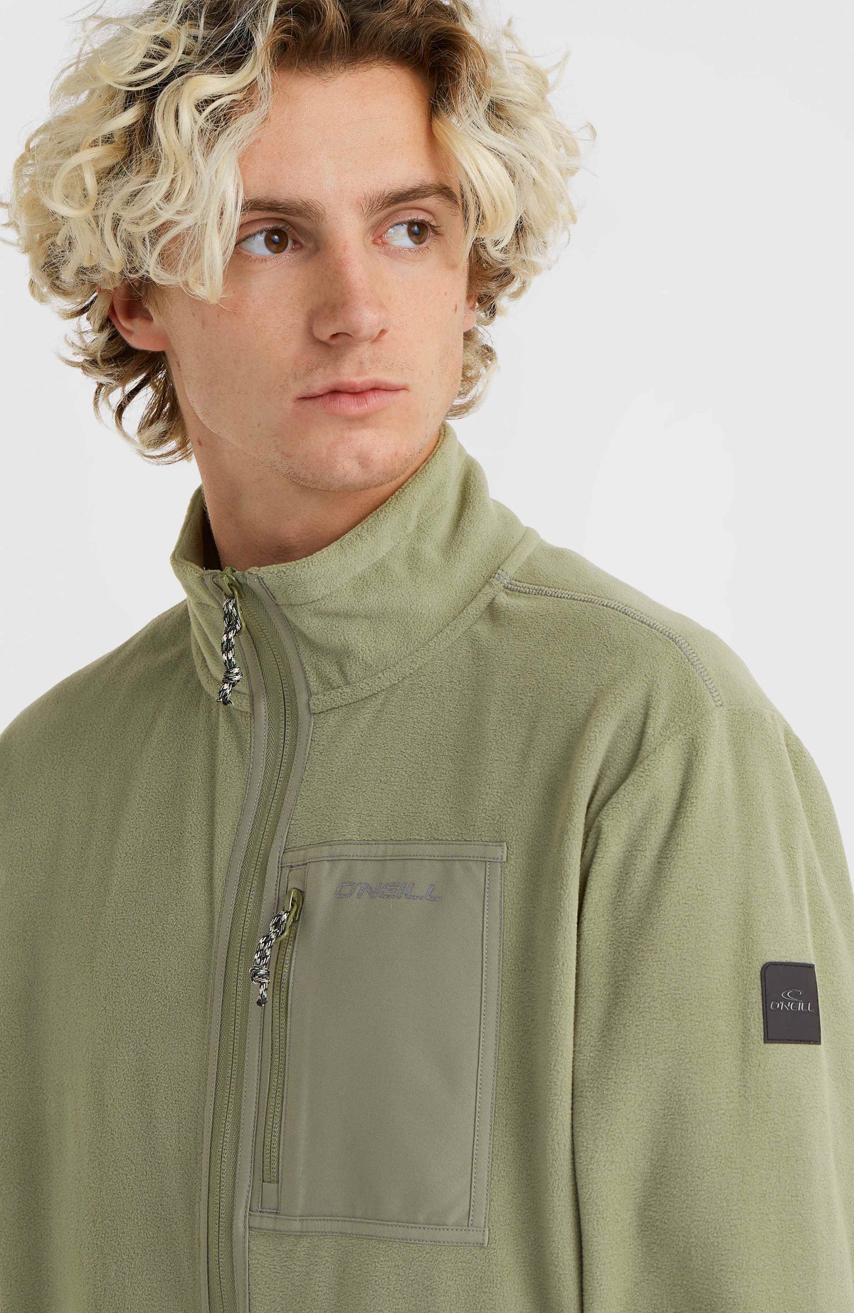 Leichte Utility Polartec 100 Fleecejacke | Deep Lichen Green