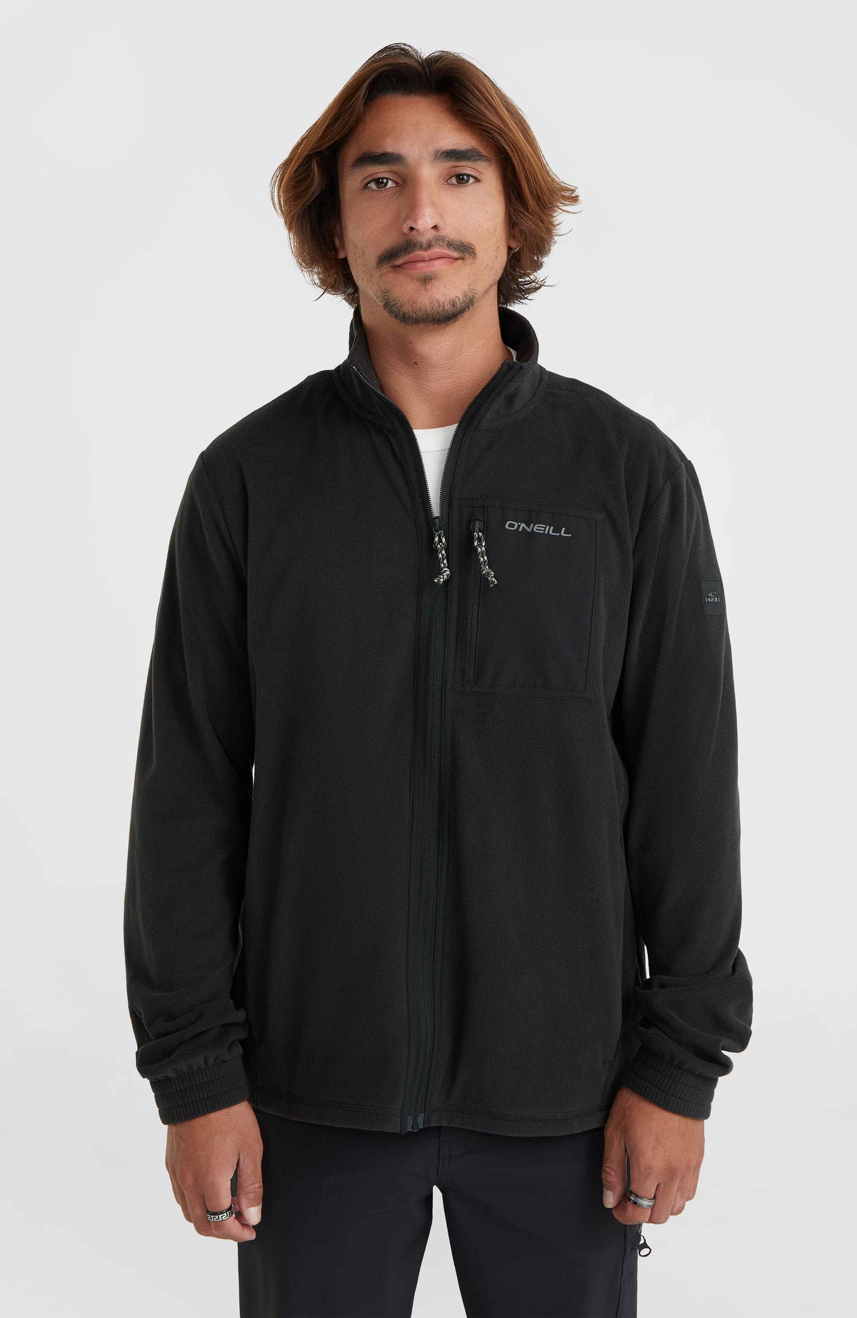 Leichte Utility Polartec 100 Fleecejacke | Black Out