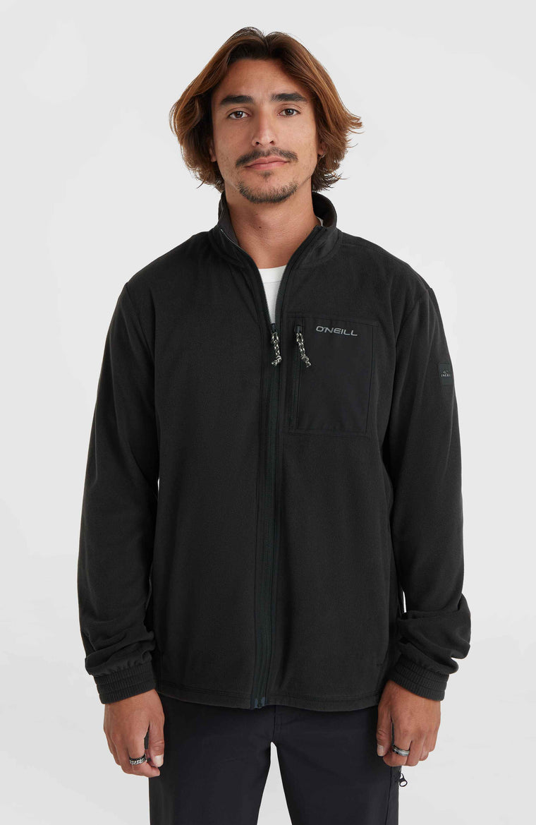 Leichte Utility Polartec 100 Fleecejacke | Black Out Leichte Utility Polartec 100 Fleecejacke | Black Out
