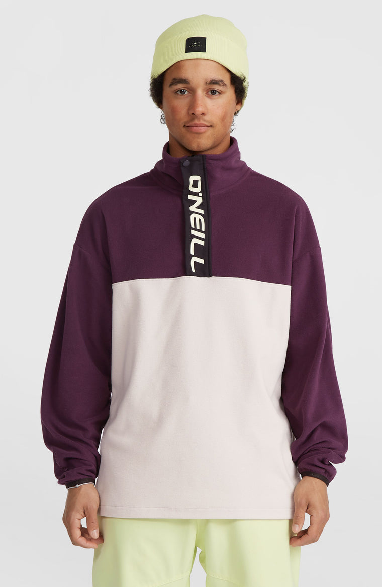 O'Riginals Polartec® 100 Fleecepullover | Aubergine Colour Block O'Riginals Polartec® 100 Fleecepullover | Aubergine Colour Block