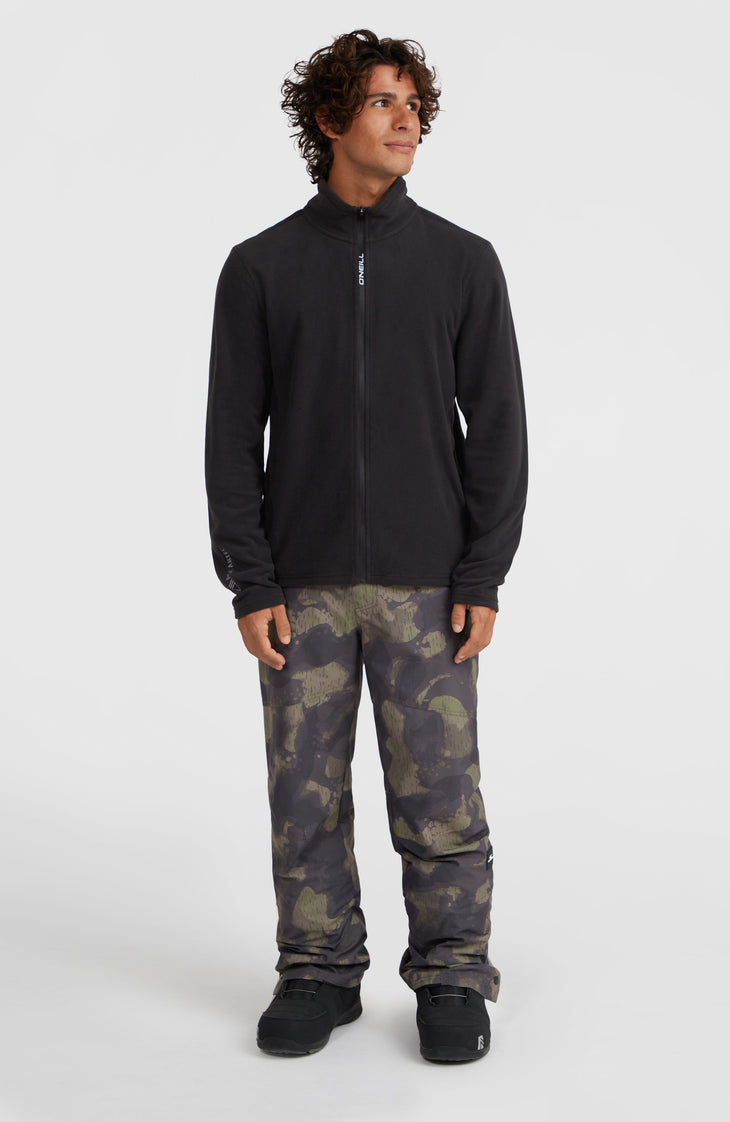 Jack's Polartec® 100 Fleecejacke mit Reißverschluss | Black Out