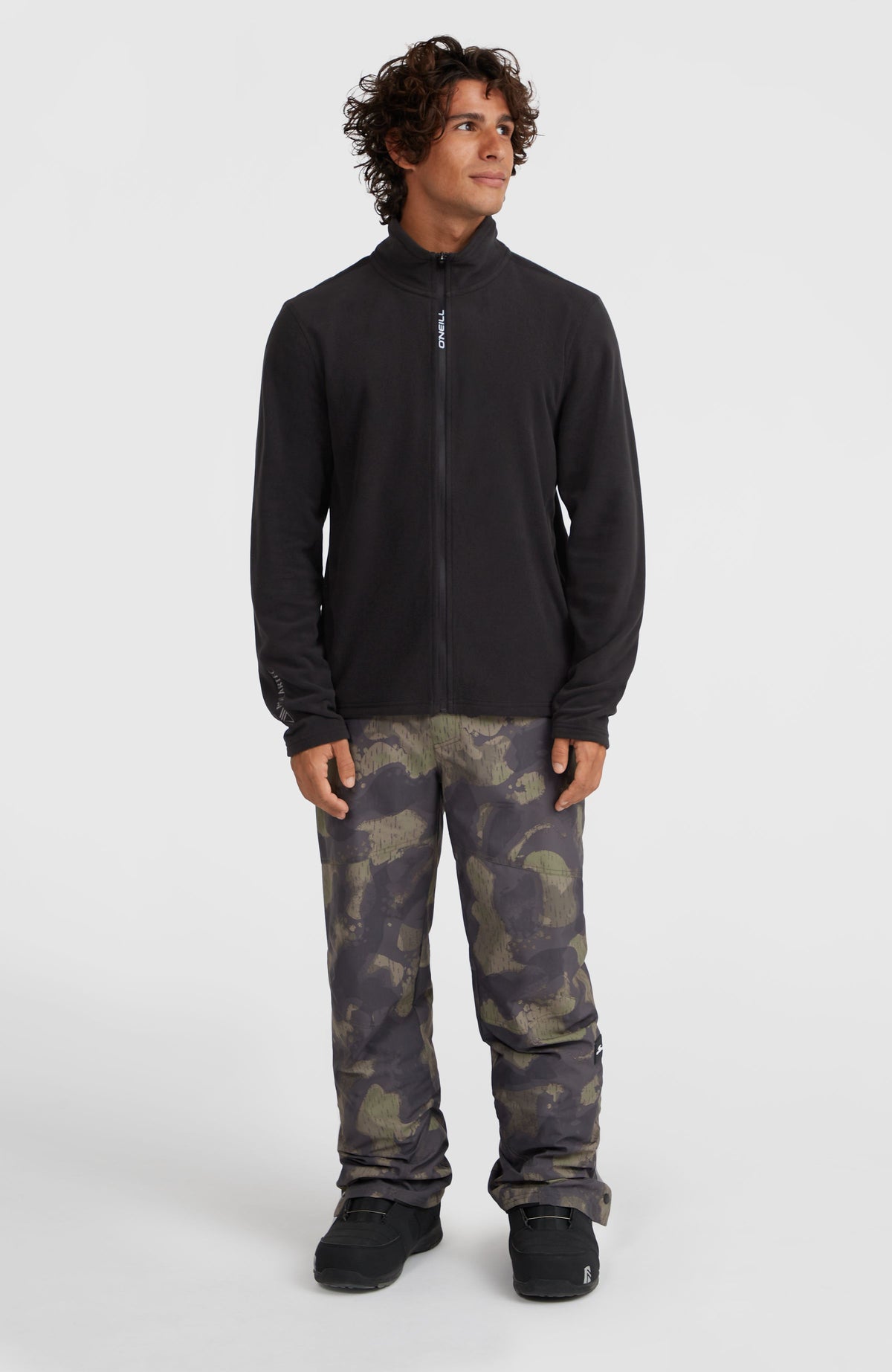 Jack's Polartec® 100 Fleecejacke mit Reißverschluss | Black Out