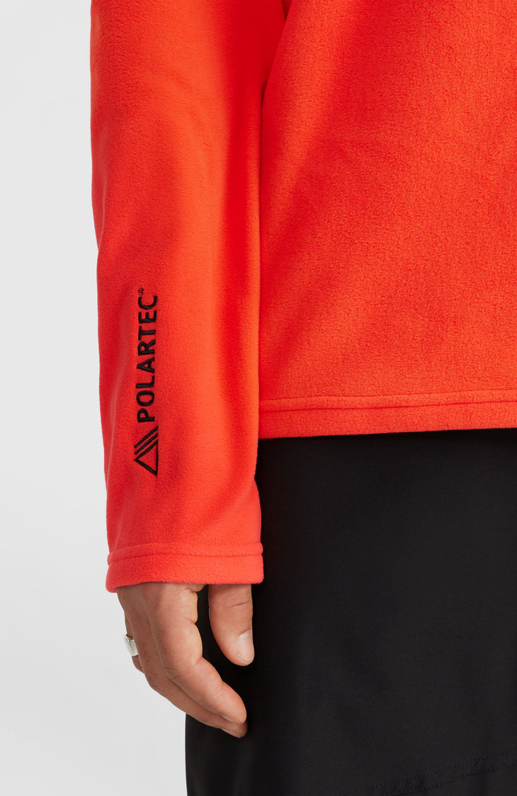 Jack's Polartec® 100 Fleecepullover mit Halbreißverschluss | Paprika Flame