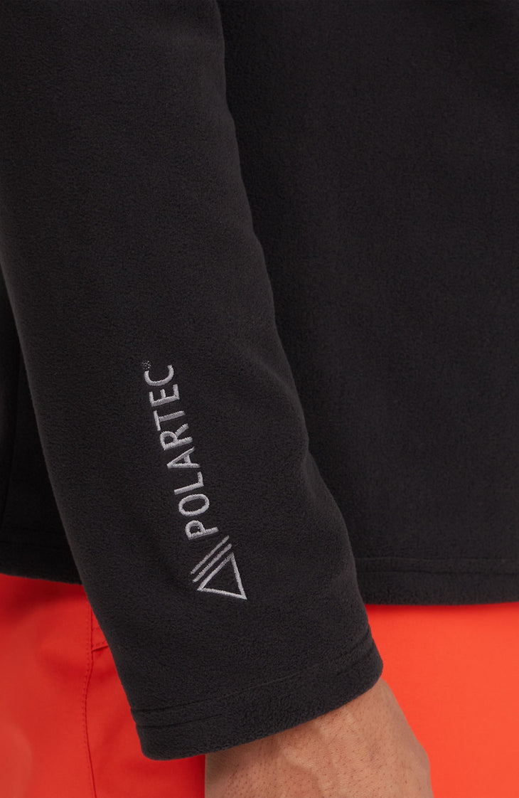 Jack's Polartec® 100 Fleecepullover mit Halbreißverschluss | Black Out