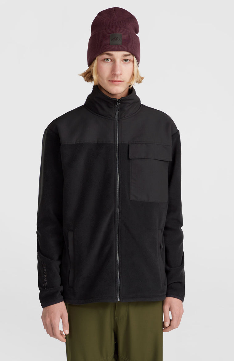 Utility Polartec® 200 Fleecejacke mit Reißverschluss | Black Out Utility Polartec® 200 Fleecejacke mit Reißverschluss | Black Out