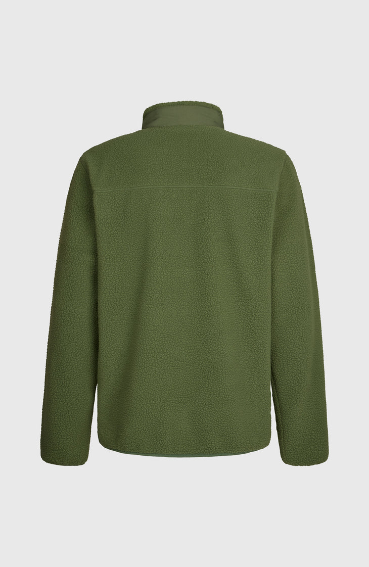 Flauschige Must-Have Fleecejacke mit Reißverschluss | Surface Algae