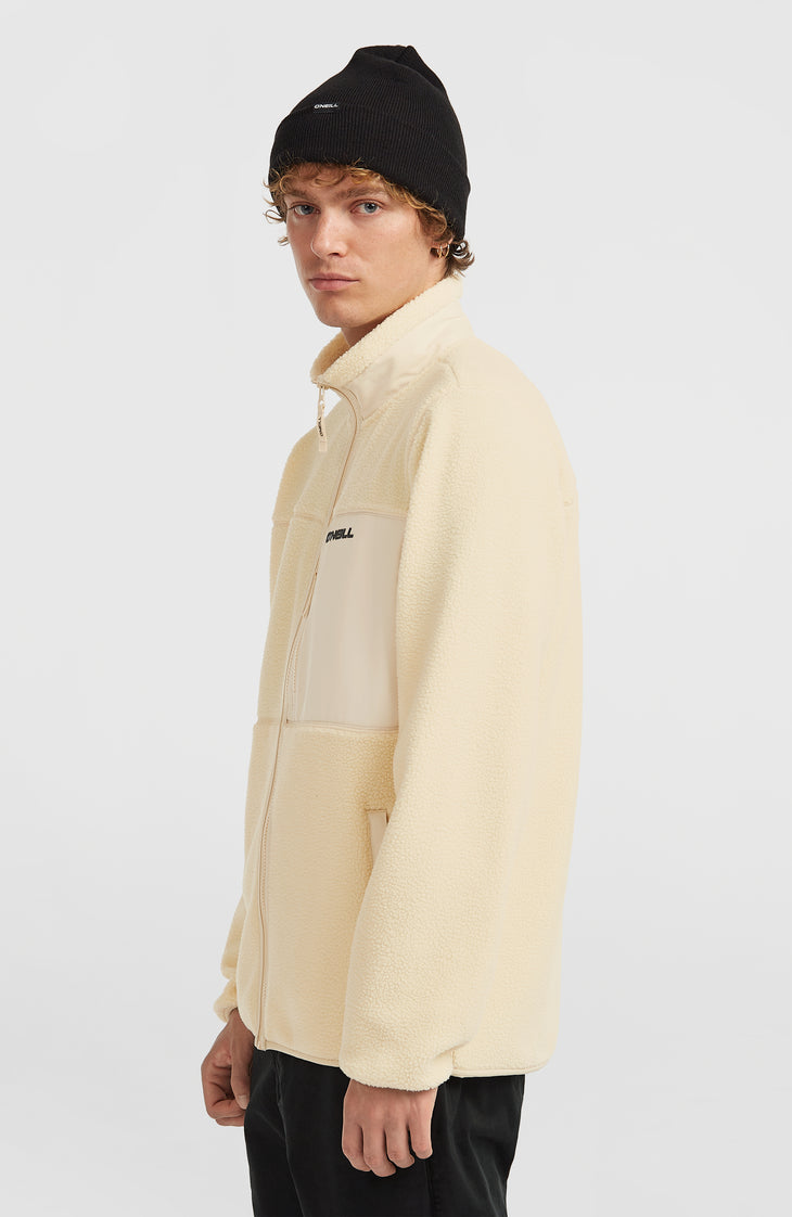 Flauschige Must-Have Fleecejacke mit Reißverschluss | Macaron