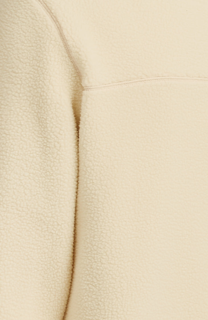 Flauschige Must-Have Fleecejacke mit Reißverschluss | Macaron