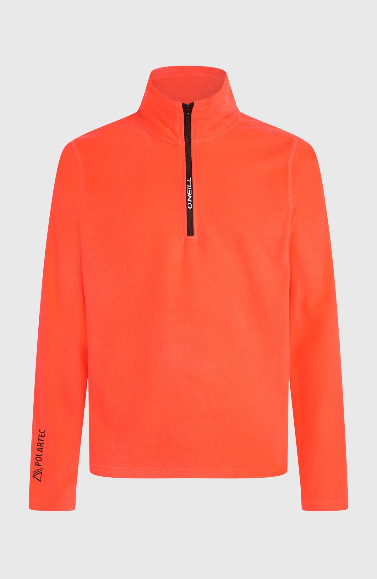 FWC'Cruz Jack's Fleecepullover für Herren, rot, freigestellt von vorne mit Halbreißverschluss