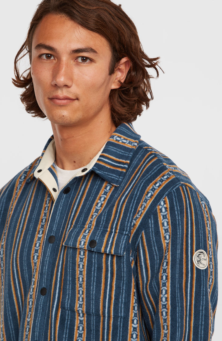 O'Riginals Superfleece Hemd | Blue Originals Jstripe