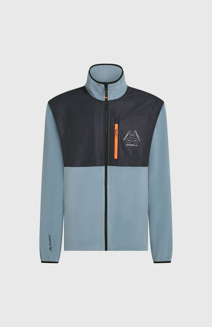 FWC'Peak Polartec® Hyperfleece-Jacke mit Reißverschluss | Murky Water Colour Block
