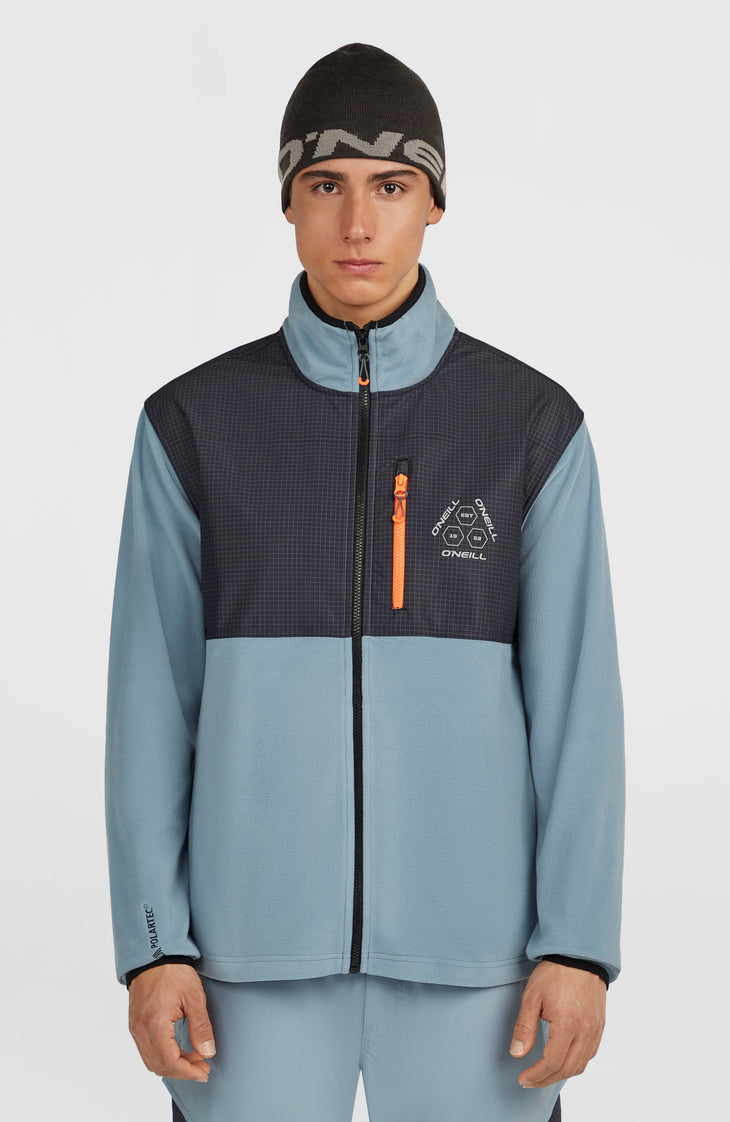 FWC'Peak Polartec® Hyperfleece-Jacke mit Reißverschluss | Murky Water Colour Block