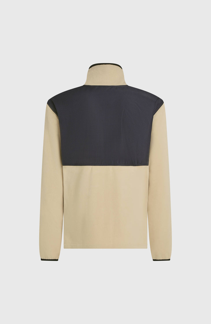FWC'Peak Polartec® Hyperfleece-Jacke mit Reißverschluss | Olive Blush Colour Block