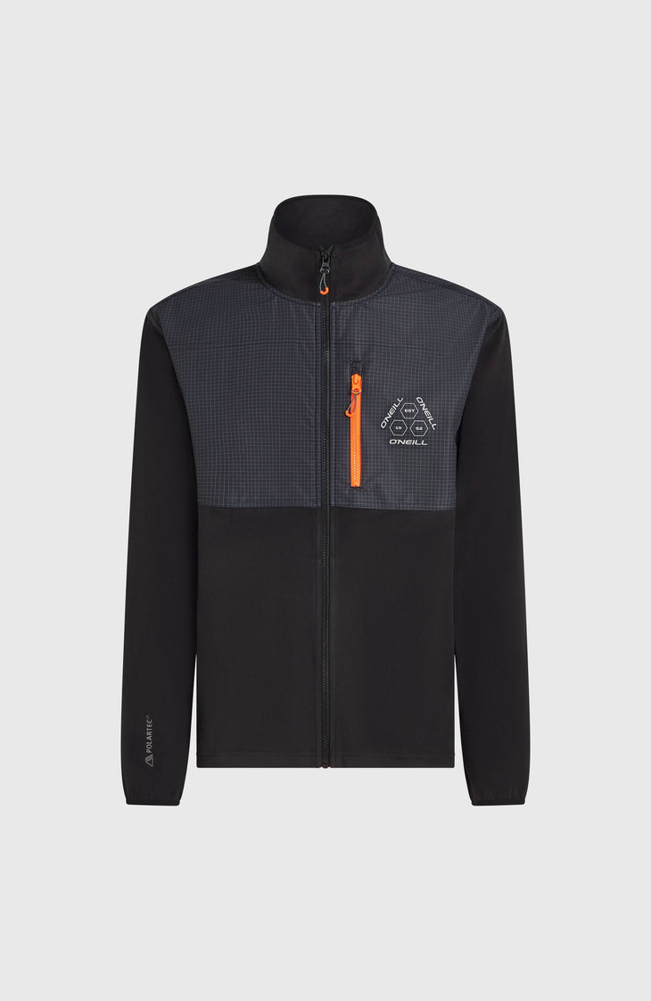 FWC'Peak Polartec® Hyperfleece-Jacke mit Reißverschluss | Black Out Colour Block