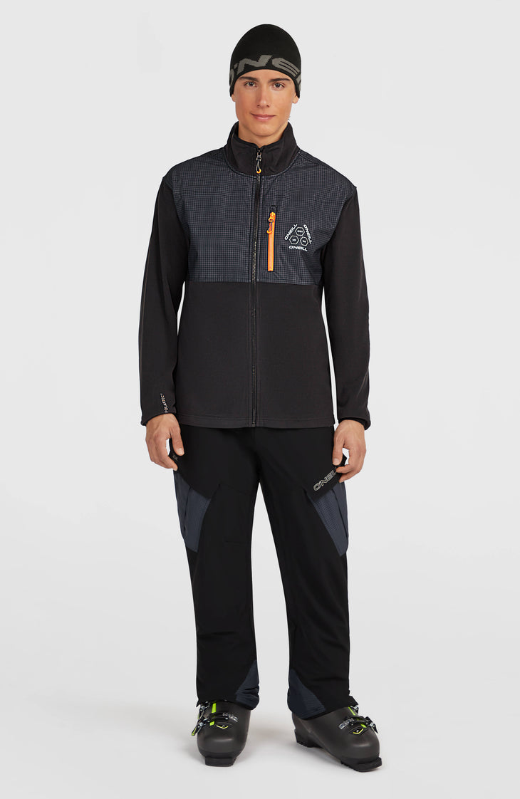 FWC'Peak Polartec® Hyperfleece-Jacke mit Reißverschluss | Black Out Colour Block
