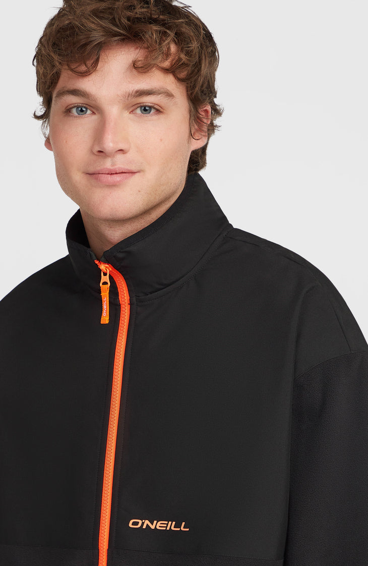 FWC'Play Polartec® Hyperfleece-Jacke mit Reißverschluss | Black Out