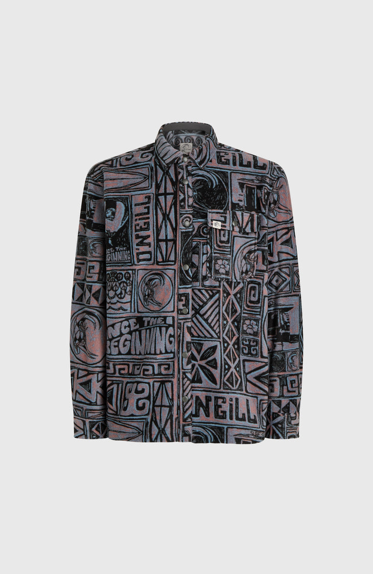 O'Riginals Superfleece Hemd | Purple Stamps