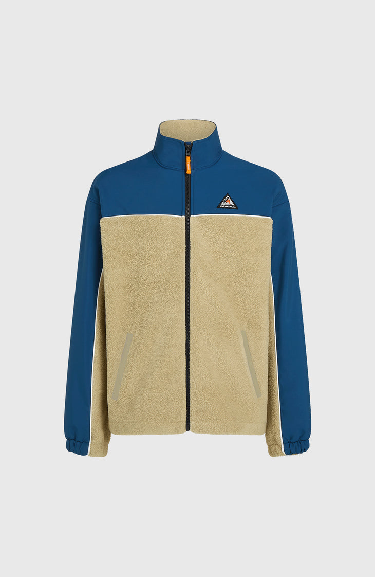 FWC'Play Hyperfleece-Jacke mit Reißverschluss | Regal Blue Colour Block