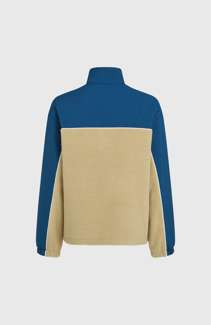 FWC'Play Hyperfleece-Jacke mit Reißverschluss | Regal Blue Colour Block