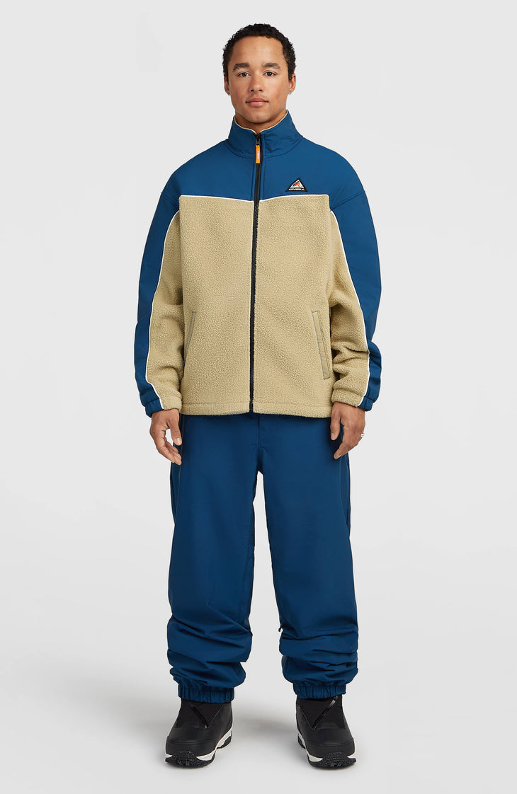 FWC'Play Hyperfleece-Jacke mit Reißverschluss | Regal Blue Colour Block