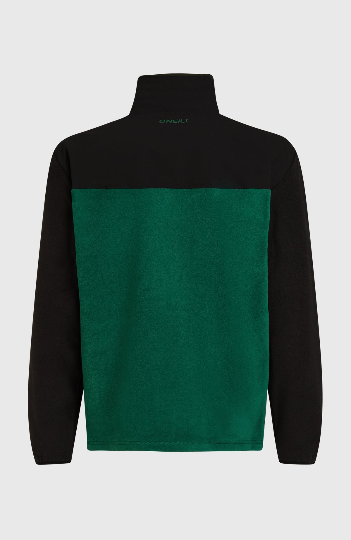 FWC'Peak POLARTEC HYPERFLEECE Fleecejacke für Herren, grün, freigestellt von hinten mit kleinem Logo unter dem Kragen